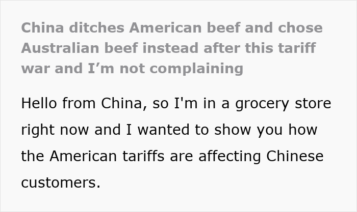 People React To Woman Showing Just How Much Tariffs Are Affecting US Goods In China