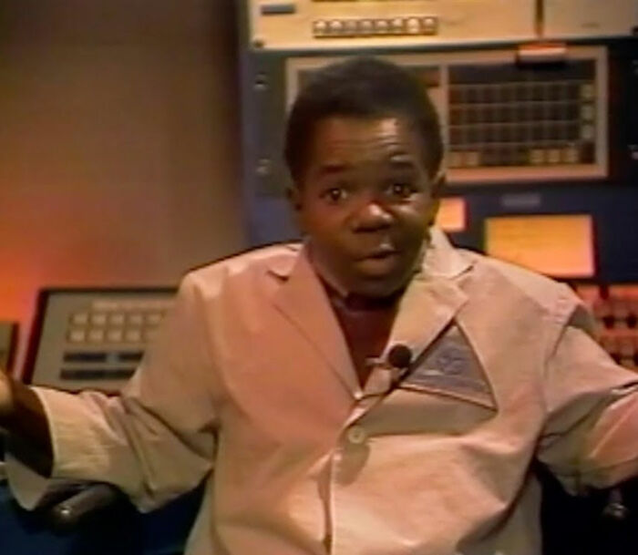 Former Hollywood star in beige jacket speaking in a studio setting, representing former stars who gave up the spotlight.