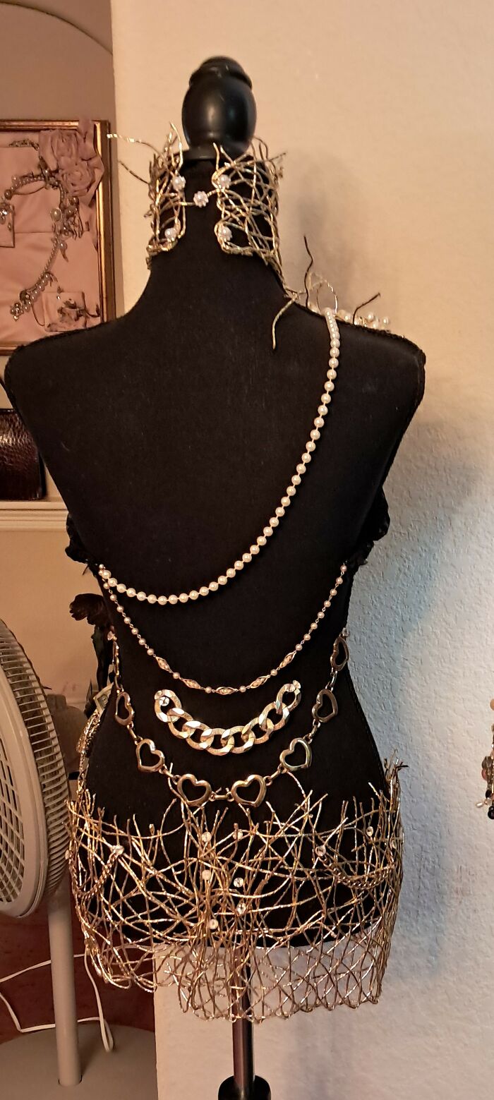 My Dresses That I Created Using Jewelry