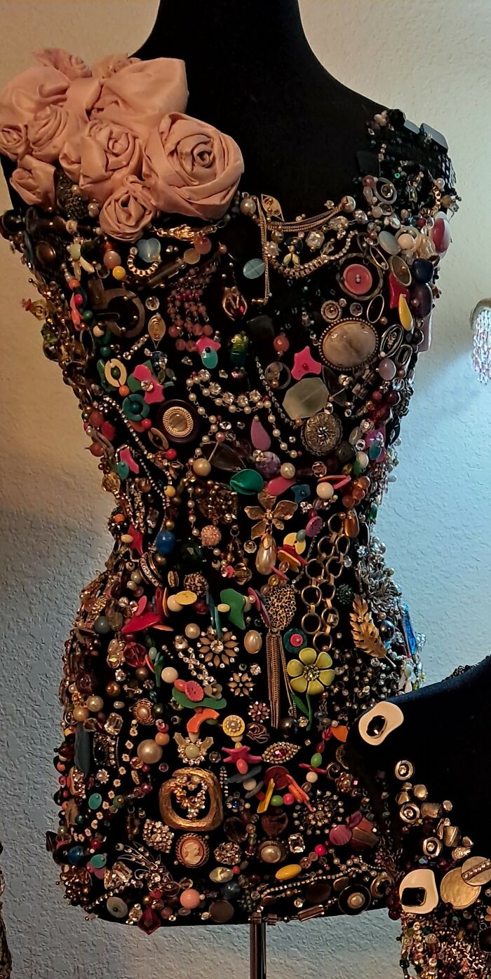 My Dresses That I Created Using Jewelry