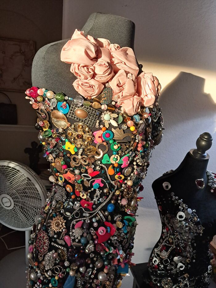 My Dresses That I Created Using Jewelry