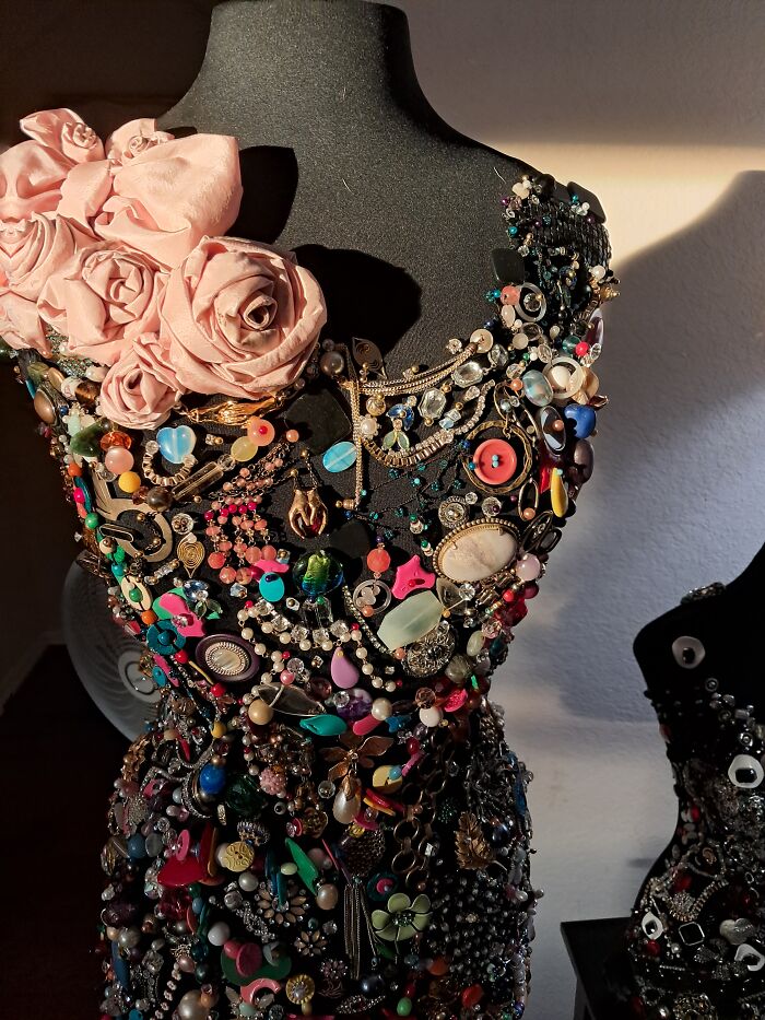 My Dresses That I Created Using Jewelry