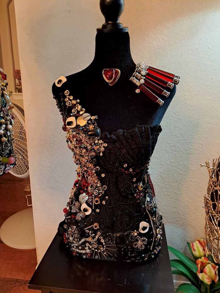 My Dresses That I Created Using Jewelry
