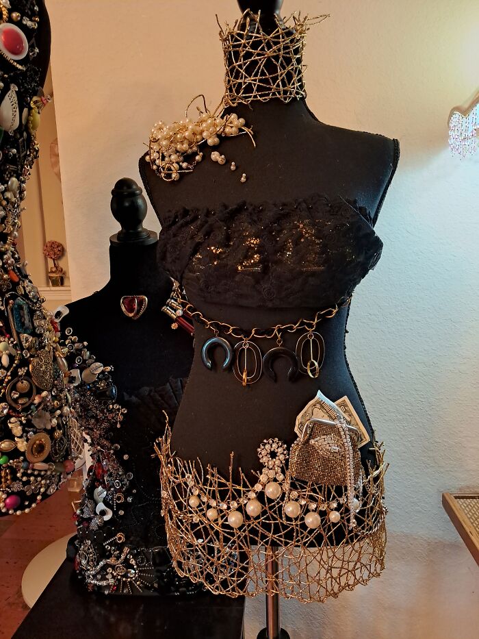 My Dresses That I Created Using Jewelry