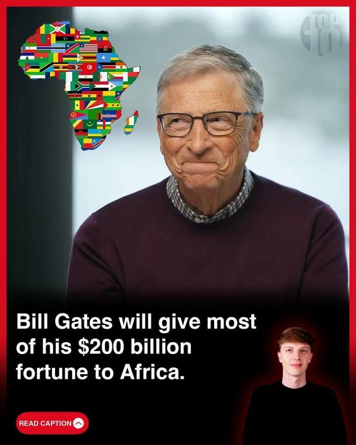 Bill Gates pledges $200 billion fortune to Africa, featured in stories to keep you up to date with interesting world events.