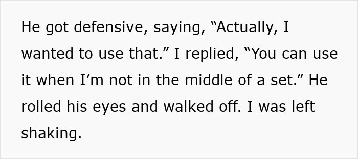 Guy Won&rsquo;t Get The Message, Keeps Bothering Woman At Gym, Is Shocked When She Snaps