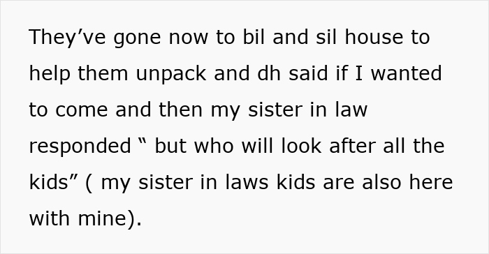 Text excerpt showing a woman sharing family dynamics about raising kids and feeling like an outsider to in-laws. Text excerpt showing a woman sharing family dynamics about raising kids and feeling like an outsider to in-laws.