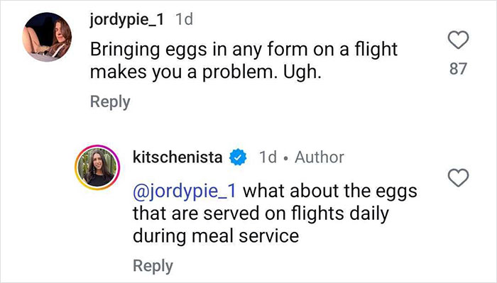 Social media comments debating plane passenger behavior after making a salad mid-flight and causing backlash. Social media comments debating plane passenger behavior after making a salad mid-flight and causing backlash.