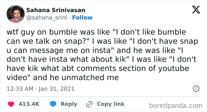 Screenshot of a humorous tweet showing a confusing conversation about social apps that made people go hmmm.
