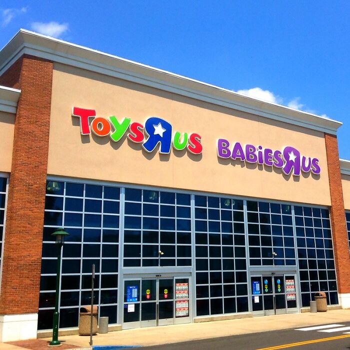Toys R Us and Babies R Us storefront reflecting industries that took a huge hit due to millennial consumer behavior.