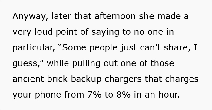 Woman famous for not returning stuff throws tantrum over simple charger, while coworker remains unbothered and calm. Woman famous for not returning stuff throws tantrum over simple charger, while coworker remains unbothered and calm.