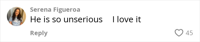 Comment on social media post reading he is so unserious I love it with 45 likes about country star abruptly stopping singing mid-concert.