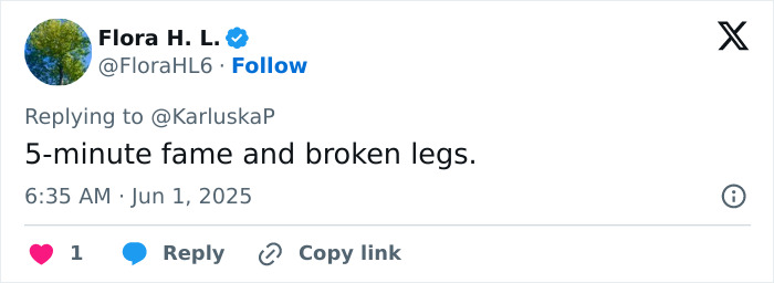 Screenshot of a tweet reacting to tourist damaging 2000-year-old statues after jumping into 18-foot pit. Screenshot of a tweet reacting to tourist damaging 2000-year-old statues after jumping into 18-foot pit.
