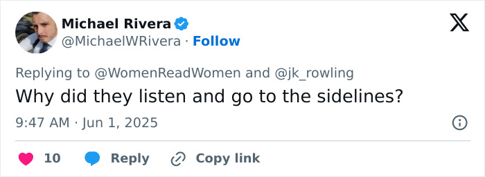 Screenshot of a tweet questioning why cisgender rivals refused to share the podium with a transgender athlete. Screenshot of a tweet questioning why cisgender rivals refused to share the podium with a transgender athlete.