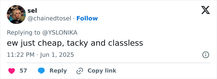 Twitter user reacting to Kesha slammed for x-rated act at Mighty Hoopla, calling it cheap, tacky, and classless.