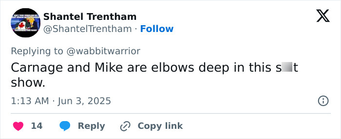 Screenshot of a tweet mentioning Mike Myers and celebrities amid witness revelations in Diddy's trial discussion.