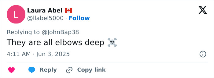 Tweet from Laura Abel replying to a thread, mentioning witness in Diddy's trial and Mike Myers CIA request discussion.