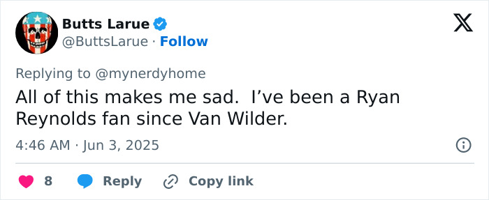 Screenshot of a Twitter reply expressing disappointment related to Blake Lively's alleged rude behavior during a shopping trip.