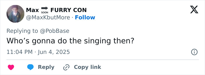 Fan tweet questioning singing role in response to Taylor Swift as Dorothy in new Wicked movie discussion.