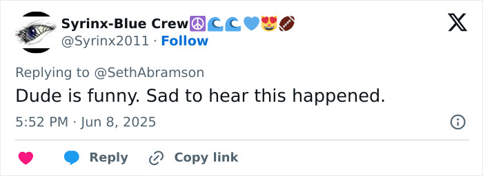 Social media reply expressing sadness about Khaby Lame detained by ICE, linked to Barron Trump's friend’s claim. Social media reply expressing sadness about Khaby Lame detained by ICE, linked to Barron Trump's friend’s claim.