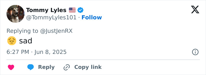 Tweet from Tommy Lyles expressing sadness about the dusting challenge incident involving a 19-year-old.