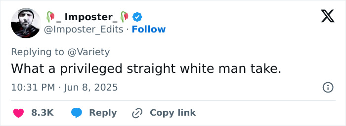 Screenshot of a tweet reacting to Tom Felton enraging Harry Potter fans with his red carpet comments on J.K. Rowling.