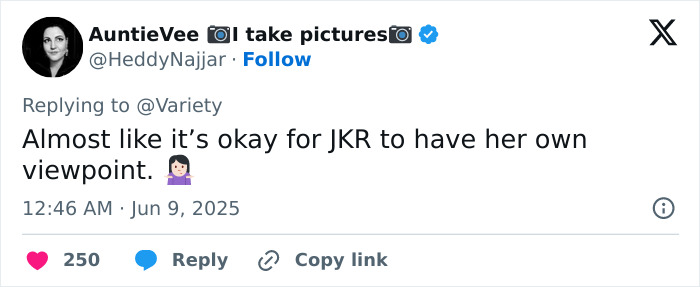 Screenshot of a tweet discussing Tom Felton enraging Harry Potter fans with red carpet comments on J.K. Rowling.