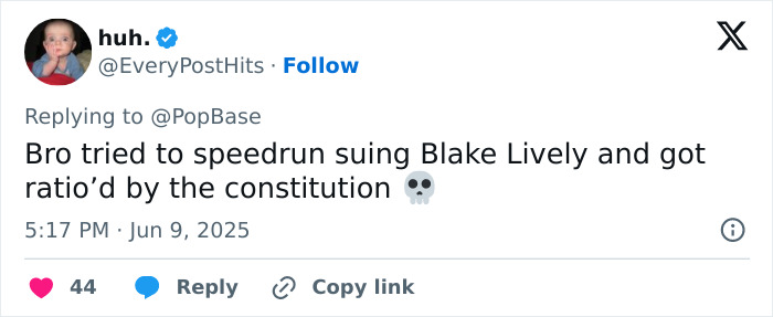 "The Judge Was Paid Off": Justin Baldoni's $400M Lawsuit Against Blake Lively Dismissed By Court "The Judge Was Paid Off": Justin Baldoni's $400M Lawsuit Against Blake Lively Dismissed By Court