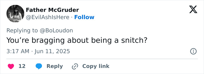 Screenshot of a tweet from Father McGruder replying about bragging related to Barron Trump's friend and Khaby Lame detained by ICE. Screenshot of a tweet from Father McGruder replying about bragging related to Barron Trump's friend and Khaby Lame detained by ICE.