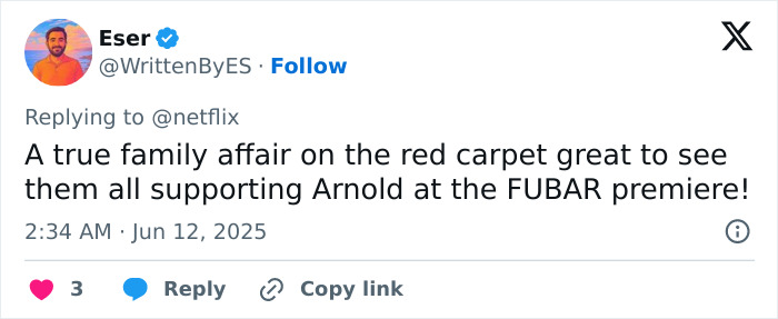 Christopher Schwarzenegger on the red carpet with family, showcasing dramatic weight loss and stylish appearance at premiere event. Christopher Schwarzenegger on the red carpet with family, showcasing dramatic weight loss and stylish appearance at premiere event.