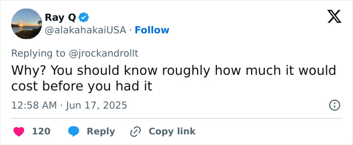 Tweet discussing a dad shocked by a $1K breakfast bill at Disneyland, people mocking his reaction online. Tweet discussing a dad shocked by a $1K breakfast bill at Disneyland, people mocking his reaction online.