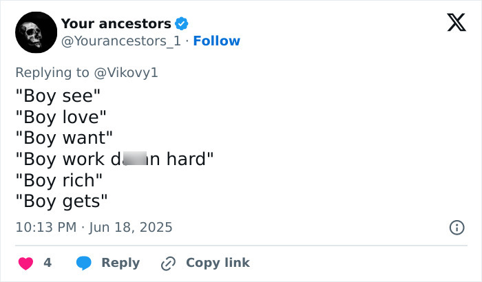 Screenshot of a Twitter comment fans found related to a woman&rsquo;s controversial relationship with a 17-year-old.