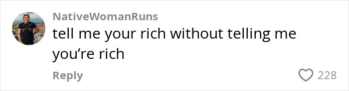Comment on social media from Aussie influencer in the US expressing opinion about cost of living, sparking online outrage.