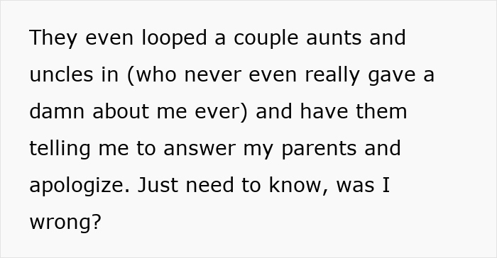 Text excerpt from a woman sharing family conflict about dating someone 16 years older and parents' disapproval. Text excerpt from a woman sharing family conflict about dating someone 16 years older and parents' disapproval.