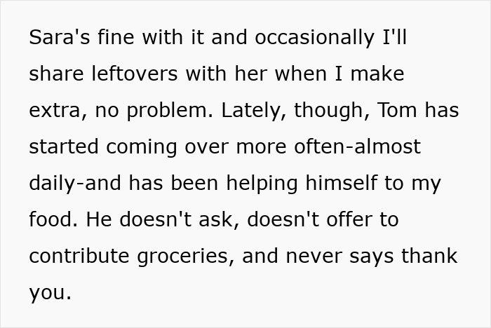 Woman Stops Letting Roommate’s BF Steal Her Food From Her, Infuriates The Roommate Woman Stops Letting Roommate’s BF Steal Her Food From Her, Infuriates The Roommate