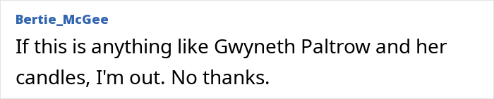 Comment expressing skepticism about Oreo's new Selena Gomez flavored product, comparing it to celebrity candles. Comment expressing skepticism about Oreo's new Selena Gomez flavored product, comparing it to celebrity candles.
