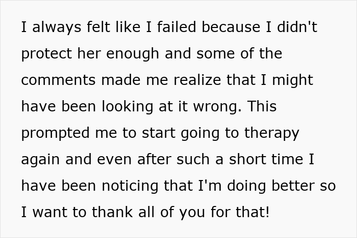 Woman calls CPS on daughter's ex-husband accusing him of forcing his child to get a tattoo, text on a white background.