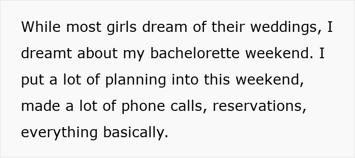 Bride&rsquo;s dream bachelorette weekend turns lonely as friends rebel against her strict rules and detailed planning efforts.