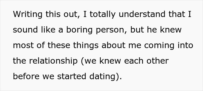 Text excerpt from a woman expressing feelings of loneliness and restricted conversation topics in her relationship.