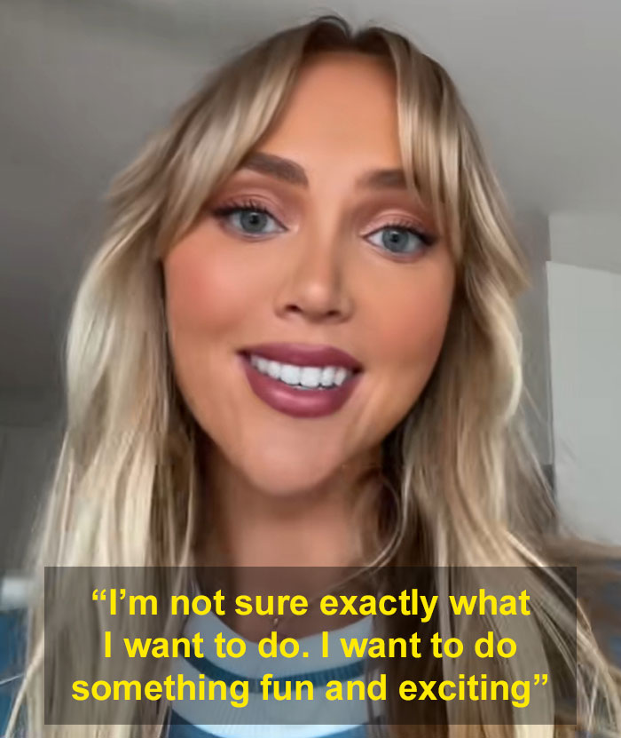 Adult star with blonde hair smiling, sharing bold future plans after hospitalization from extreme event.