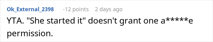 Screenshot of an online comment showing a user clapping back at insults about her wedding and marriage status.