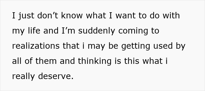 Text image showing a personal reflection about feeling used and uncertain about life by a wife who adopted husband’s culture. Text image showing a personal reflection about feeling used and uncertain about life by a wife who adopted husband’s culture.