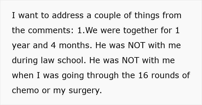 Text excerpt showing a boyfriend attorney swearing moment addressing relationship and personal challenges.