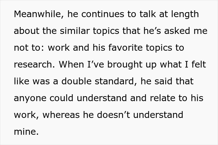 Text excerpt showing a woman&rsquo;s feelings of loneliness as her fianc&eacute; bans certain conversation topics.