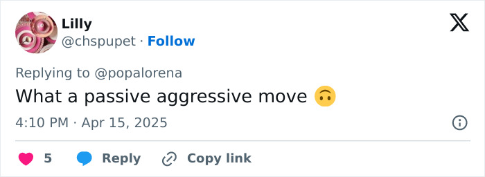 Screenshot of a tweet from user Lilly commenting on a tennis star breaking silence about opponent&rsquo;s odor remark mid-match.