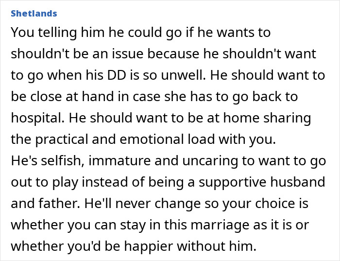 Mom stunned after dad leaves sick daughter in hospital to chase Glastonbury tickets, sparking family conflict and emotional struggle.
