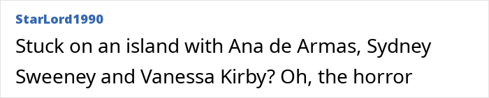 Sydney Sweeney with dramatic makeover, showcasing intense expression for survival thriller Eden promotional image.