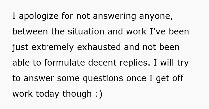 Text message about feeling exhausted and struggling to respond, relating to woman dating someone 16 years older. Text message about feeling exhausted and struggling to respond, relating to woman dating someone 16 years older.