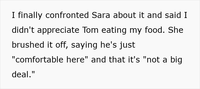 Woman Stops Letting Roommate’s BF Steal Her Food From Her, Infuriates The Roommate Woman Stops Letting Roommate’s BF Steal Her Food From Her, Infuriates The Roommate