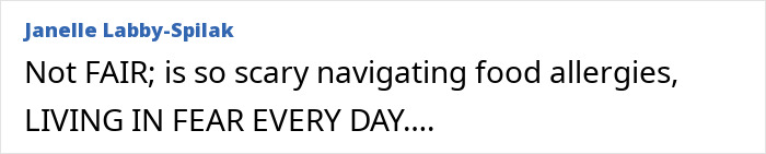 A college student expressing fear and frustration while discussing severe food allergies affecting daily life at home.